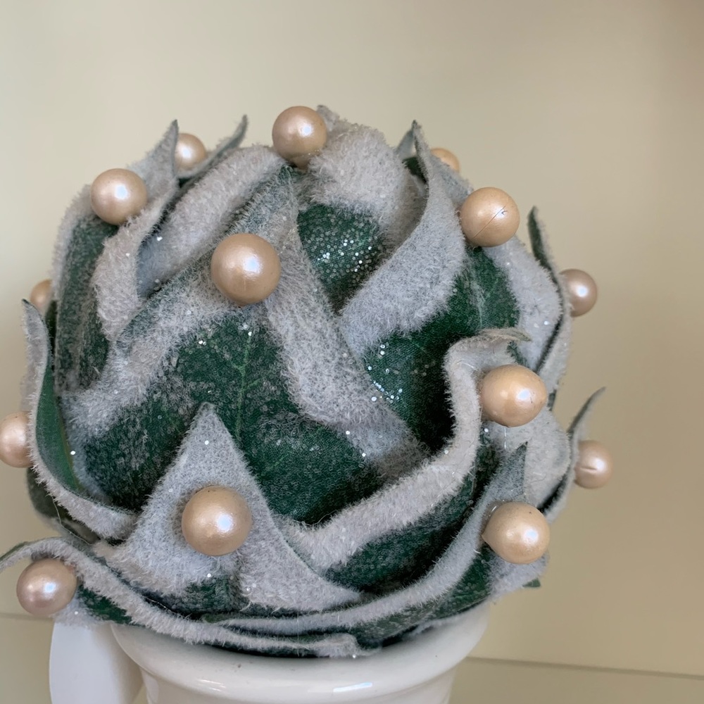 Pearl frosted fuzzy plant - Picture 7 of 8